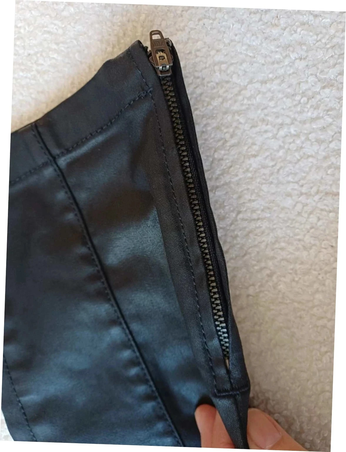 Slim zwart gecoate broek One Step "Le Louise" - Nieuw met label - Maat 29 – photo 8